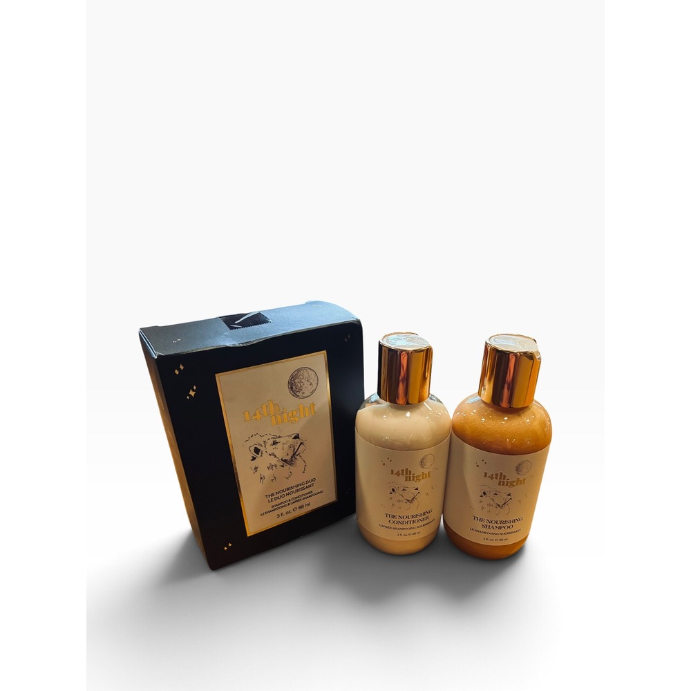 14th Night The Mini Nourishing Duo Shampoo + Conditioner 3 oz Travel Set New